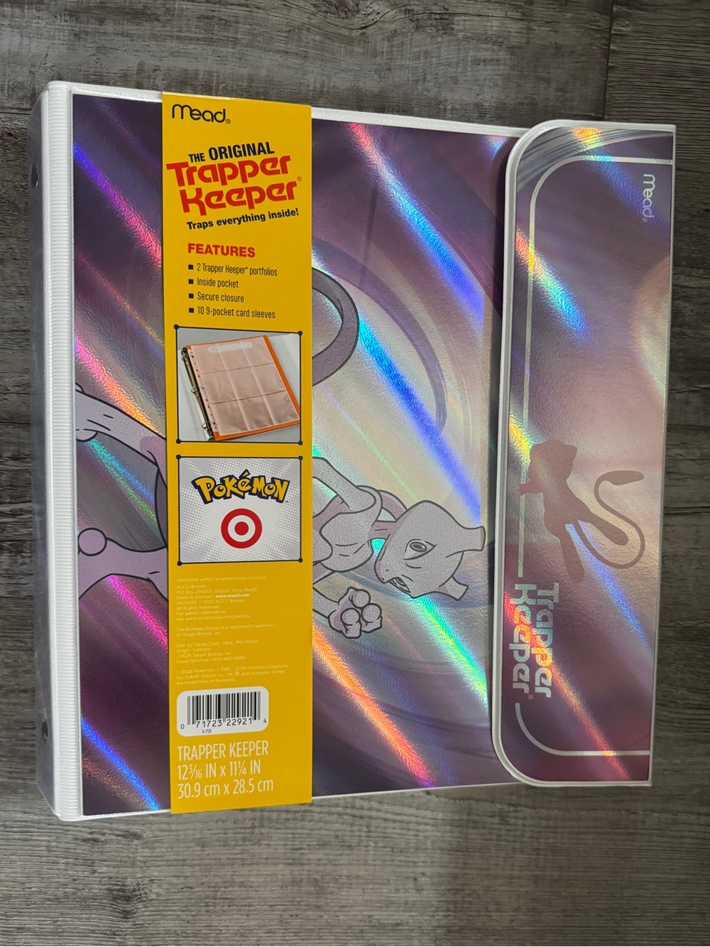 Mead 1" Pokémon Trapper Keeper Ring Binder Mew - Pokémon x Target